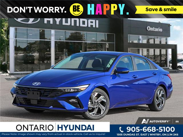 2026 Hyundai Elantra Luxury w/Two-Tone Interior (Stk: 7-1601) in Whitby - Image 1 of 25
