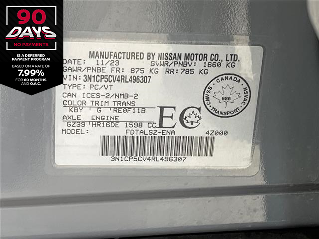 2024 Nissan Kicks SV (Stk: 91355) in Mississauga - Image 24 of 24