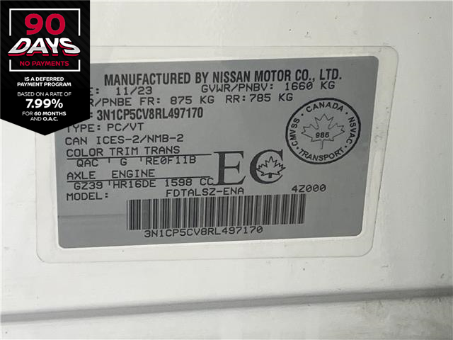 2024 Nissan Kicks SV (Stk: 91356) in Mississauga - Image 24 of 24