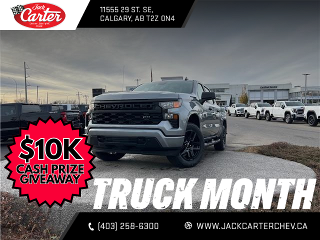 2026 Chevrolet Silverado 1500 Custom (Stk: TG163852) in Calgary - Image 1 of 21
