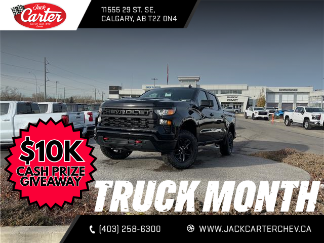 2026 Chevrolet Silverado 1500 Custom Trail Boss (Stk: TG179559) in Calgary - Image 1 of 20