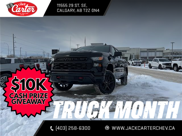 2026 Chevrolet Silverado 1500 Custom Trail Boss (Stk: TG193715) in Calgary - Image 1 of 20