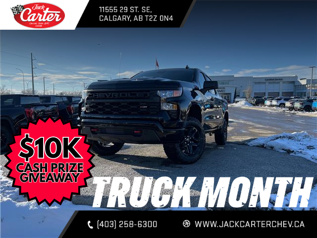 2026 Chevrolet Silverado 1500 Custom Trail Boss (Stk: TG261908) in Calgary - Image 1 of 20