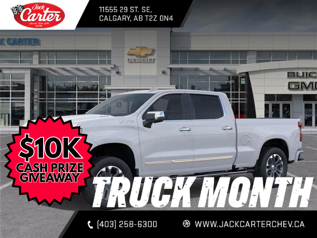 2026 Chevrolet Silverado 1500 High Country (Stk: TZ329667) in Calgary - Image 1 of 25