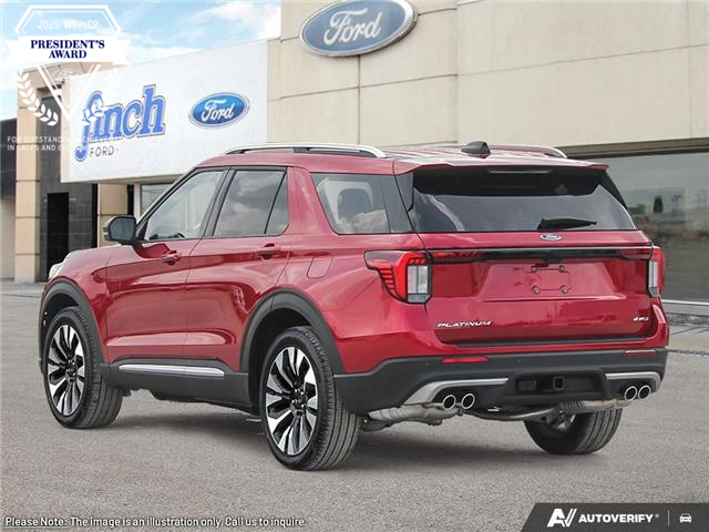 2026 Ford Explorer Platinum (Stk: XEQ001) in Sarnia - Image 4 of 22