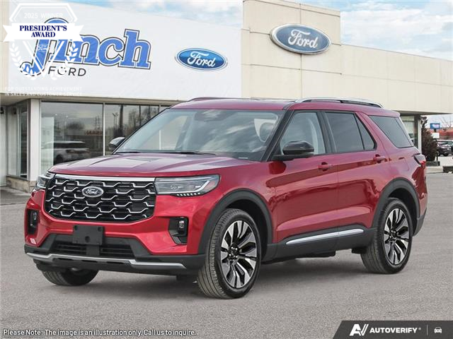 2026 Ford Explorer Platinum (Stk: XEQ162) in Sarnia - Image 1 of 22