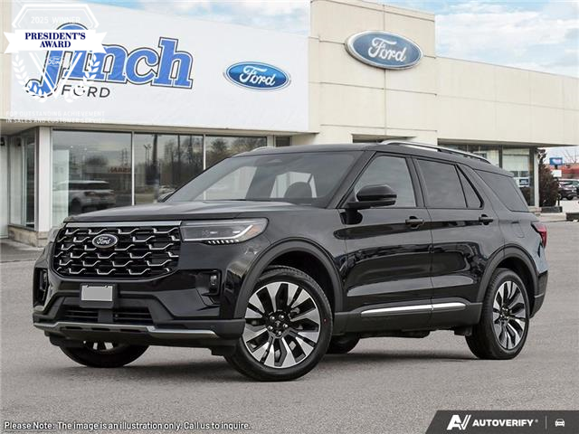 2026 Ford Explorer Platinum (Stk: XEQ186) in Sarnia - Image 1 of 25