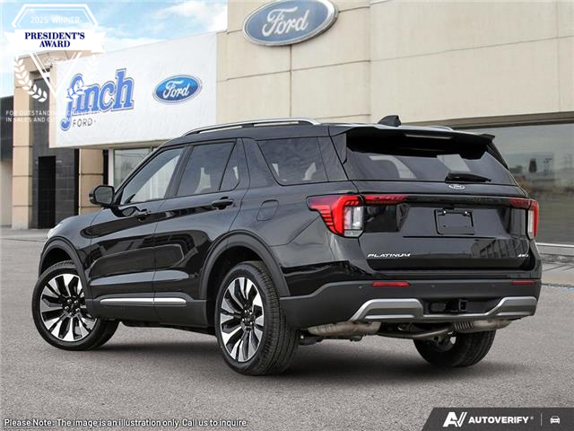 2026 Ford Explorer Platinum (Stk: XEQ186) in Sarnia - Image 4 of 25