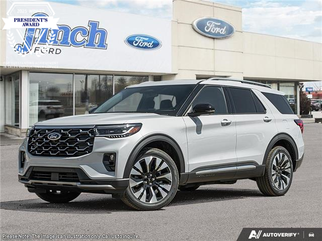 2026 Ford Explorer Platinum (Stk: XEQ195) in Sarnia - Image 1 of 25