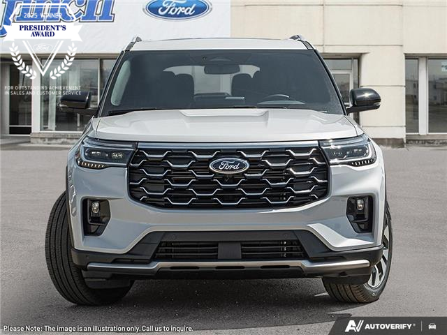 2026 Ford Explorer Platinum (Stk: XEQ195) in Sarnia - Image 2 of 25