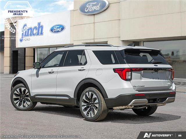2026 Ford Explorer Platinum (Stk: XEQ195) in Sarnia - Image 4 of 25