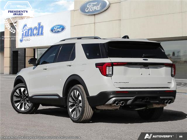 2026 Ford Explorer Platinum (Stk: XEQ264) in Sarnia - Image 4 of 25