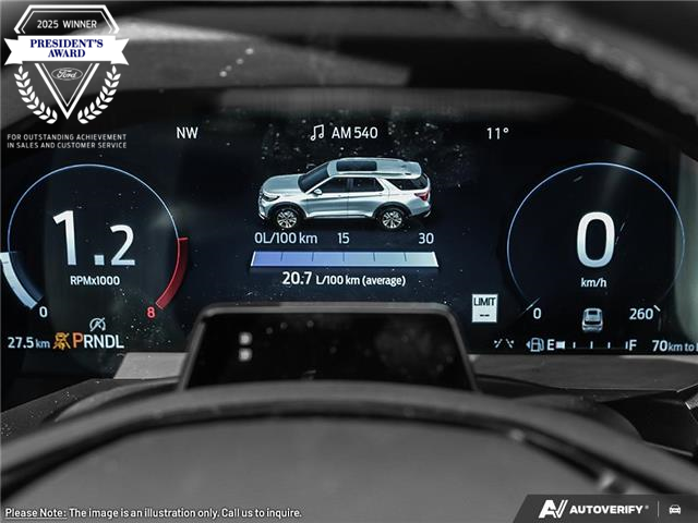 2026 Ford Explorer Platinum (Stk: XEQ264) in Sarnia - Image 14 of 25
