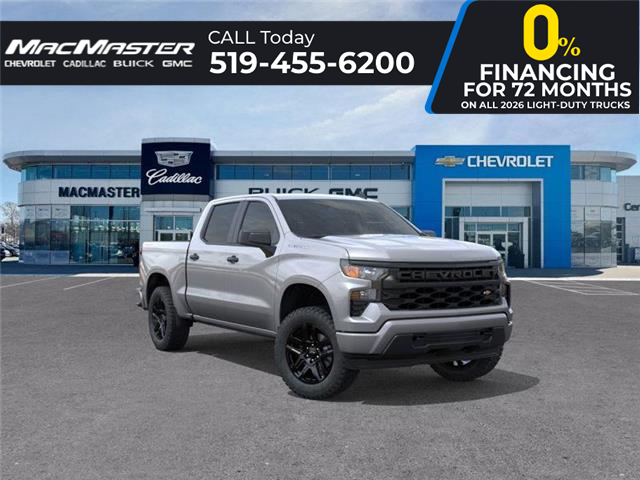 2026 Chevrolet Silverado 1500 Custom (Stk: 260517) in London - Image 1 of 24