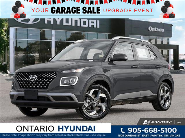 2025 Hyundai Venue Ultimate w/Black Interior (IVT) (Stk: ONH373959) in Whitby - Image 1 of 21