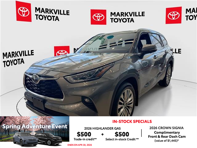 2026 Toyota Highlander Limited (Stk: 11105725) in Markham - Image 1 of 16