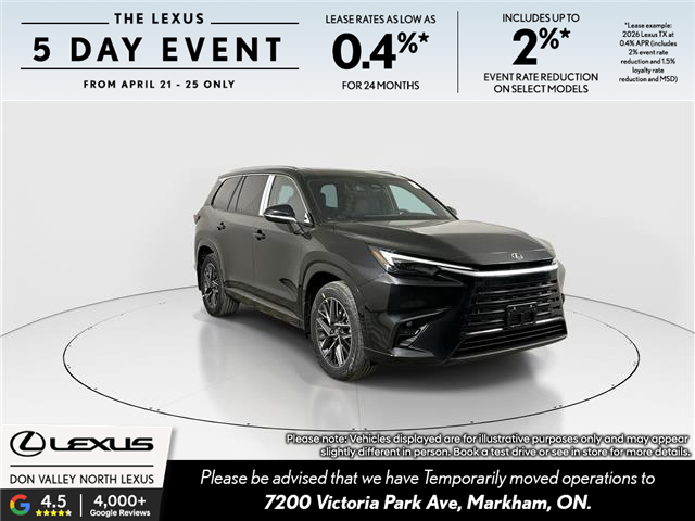2026 Lexus TX 350  (Stk: 14112441) in Markham - Image 1 of 18