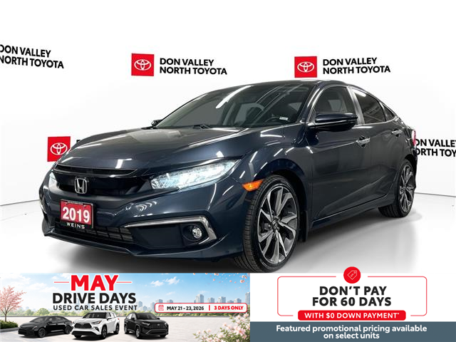 2019 Honda Civic Touring (Stk: 10U6570A) in Markham - Image 1 of 33