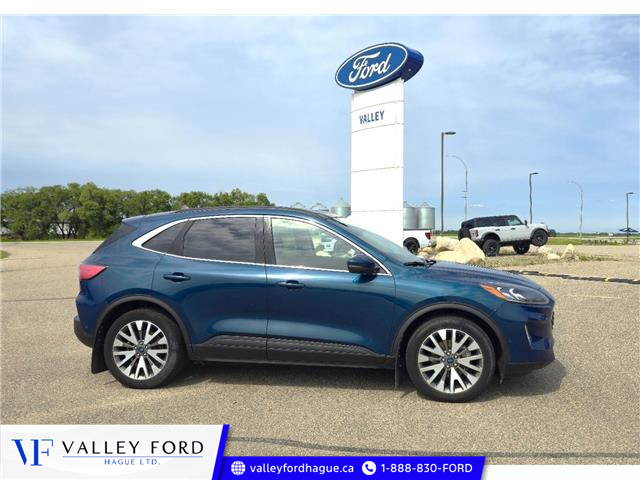 2020 Ford Escape Titanium Hybrid Blue with 120,855km at $25,899