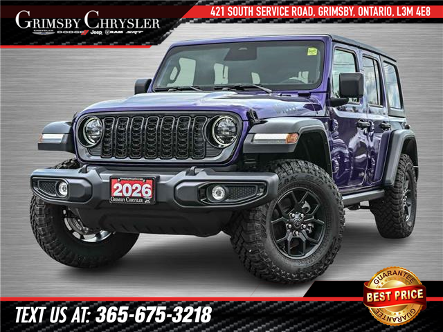 2026 Jeep Wrangler Sport (Stk: U6406) in Grimsby - Image 1 of 30