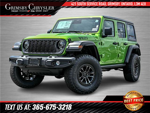2026 Jeep Wrangler Sport Green with 15km at $62,999