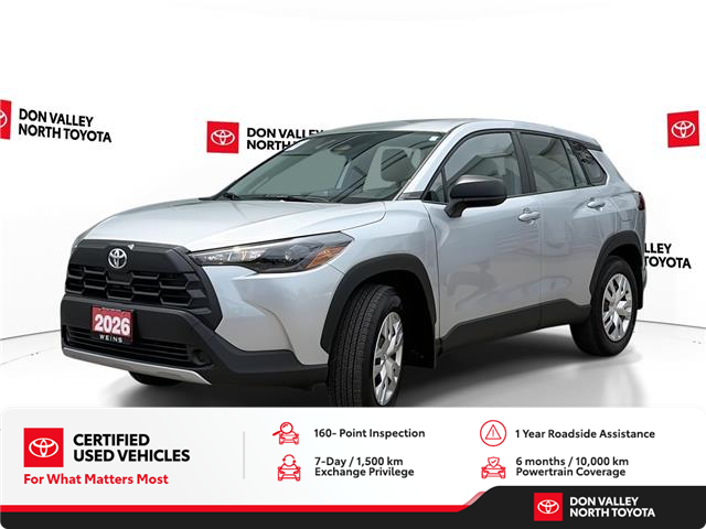 2026 Toyota Corolla Cross L (Stk: 10121900A) in Markham - Image 1 of 27