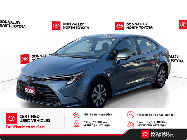 2026 Toyota Corolla Hybrid LE (Stk: 10U6754) in Markham - Image 1 of 29