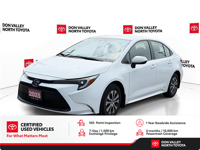 2025 Toyota Corolla Hybrid LE (Stk: 10121852A) in Markham - Image 1 of 29