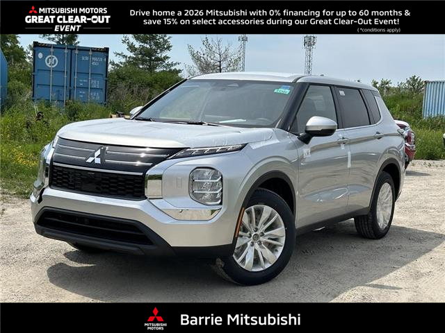 2026 Mitsubishi Outlander ES (Stk: T0338) in Barrie - Image 1 of 19