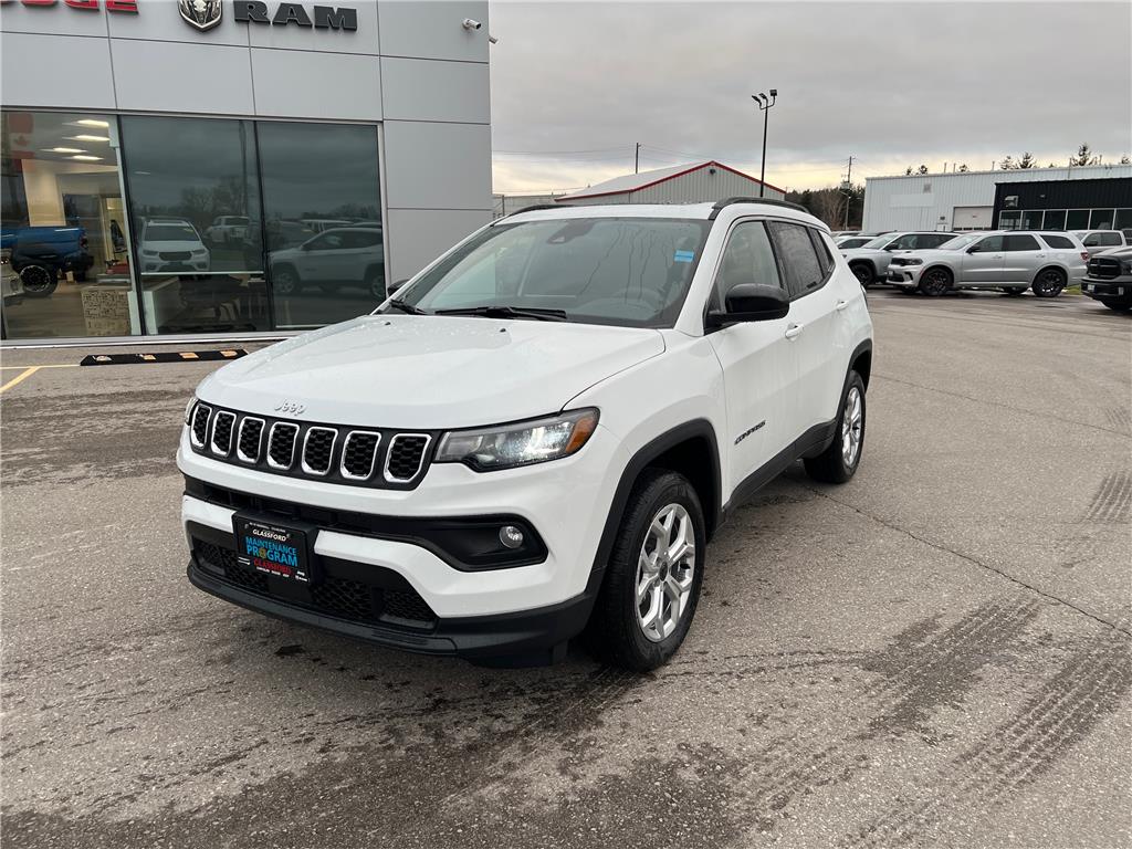 2025 Jeep Compass North White at $42,298