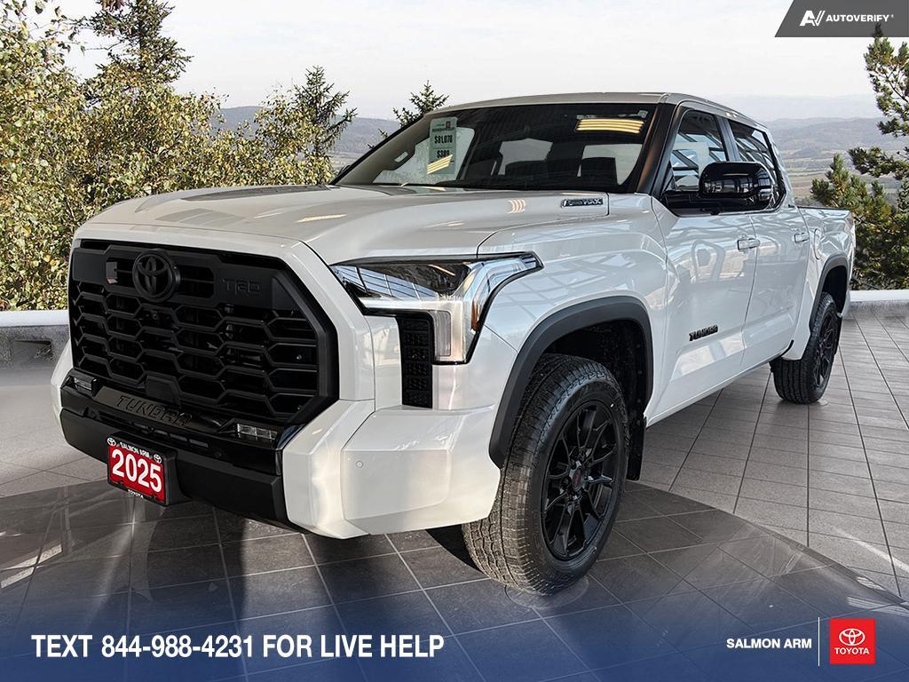 2025 Toyota Tundra Hybrid Limited White at $81,010