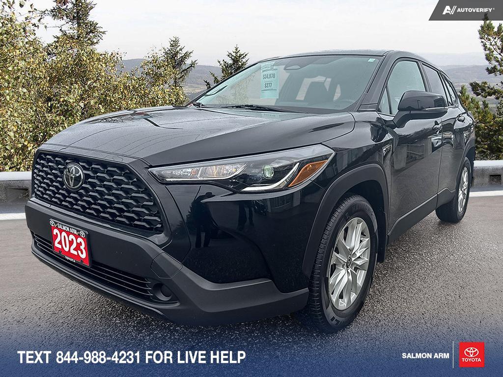 2023 Toyota Corolla Cross LE Black with 65,635km at $33,988