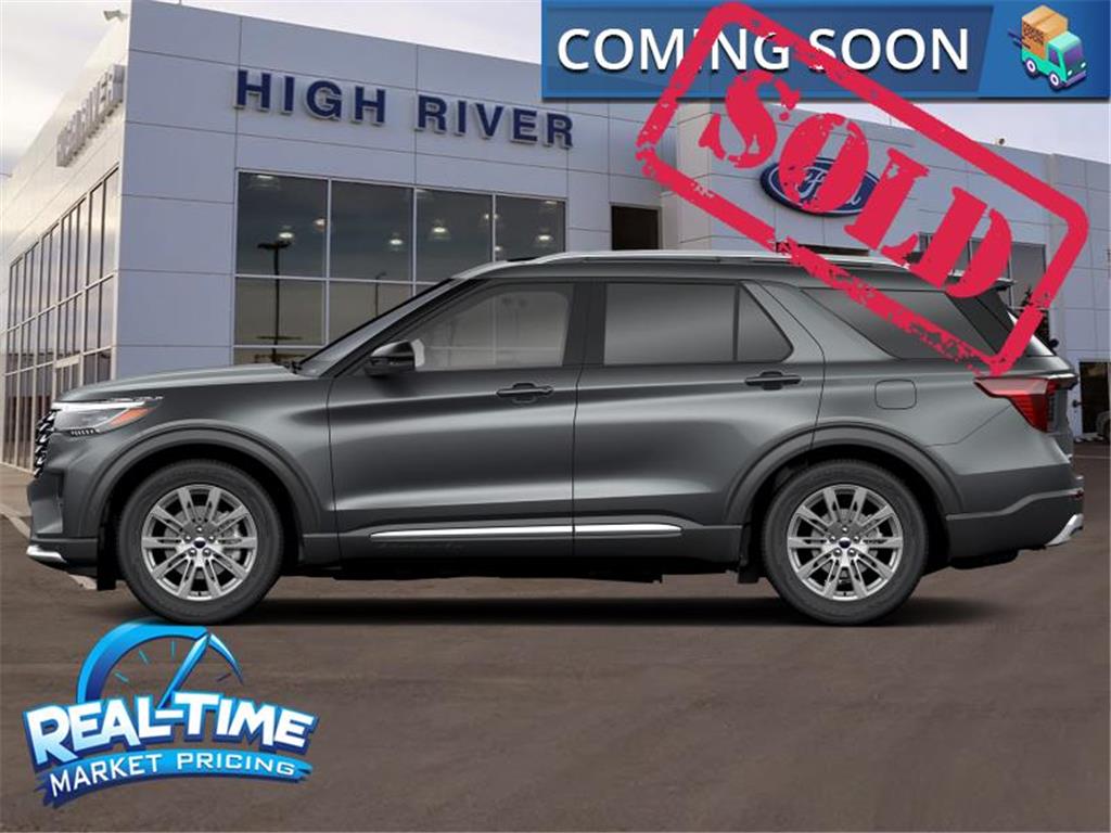 2025 Ford Explorer Platinum Grey at $74,864
