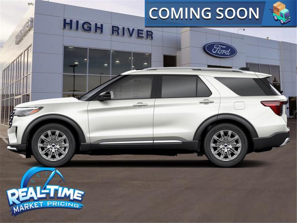 2025 Ford Explorer Platinum White at $76,114