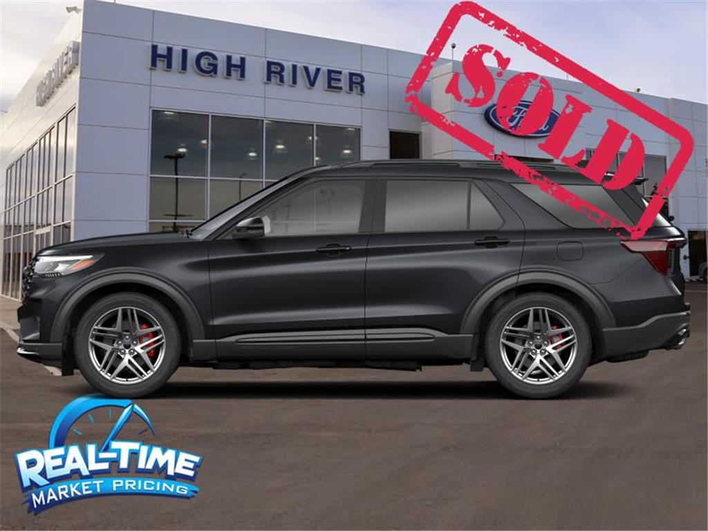 2025 Ford Explorer ST Black at $72,779