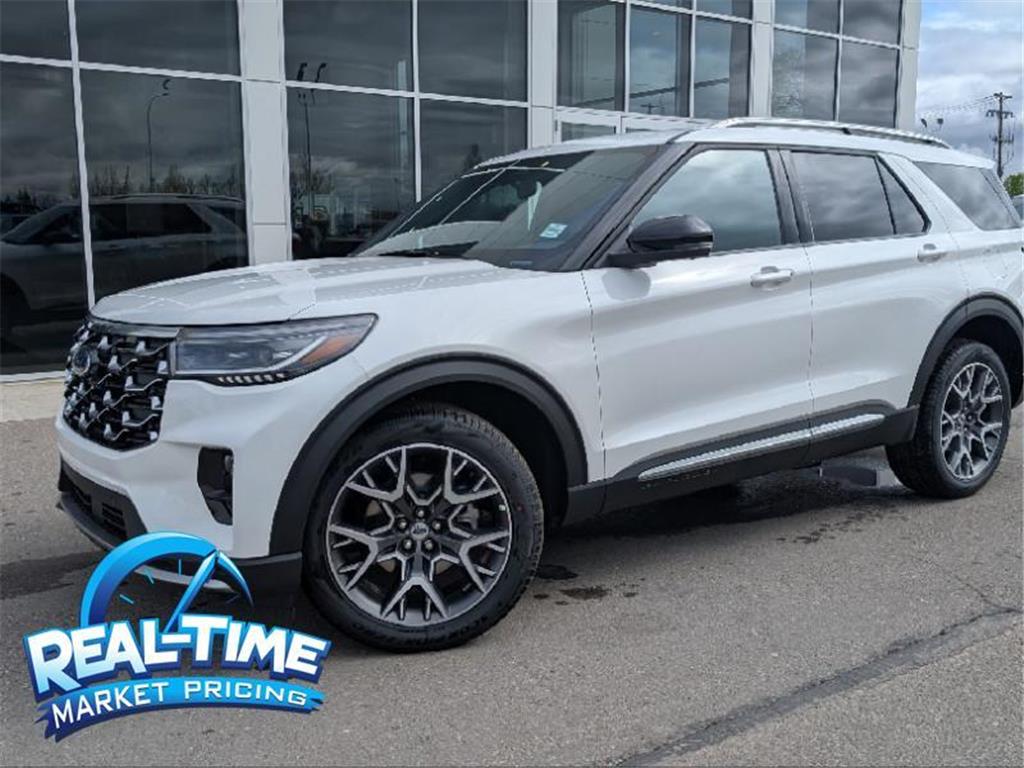 2025 Ford Explorer Platinum White at $76,114