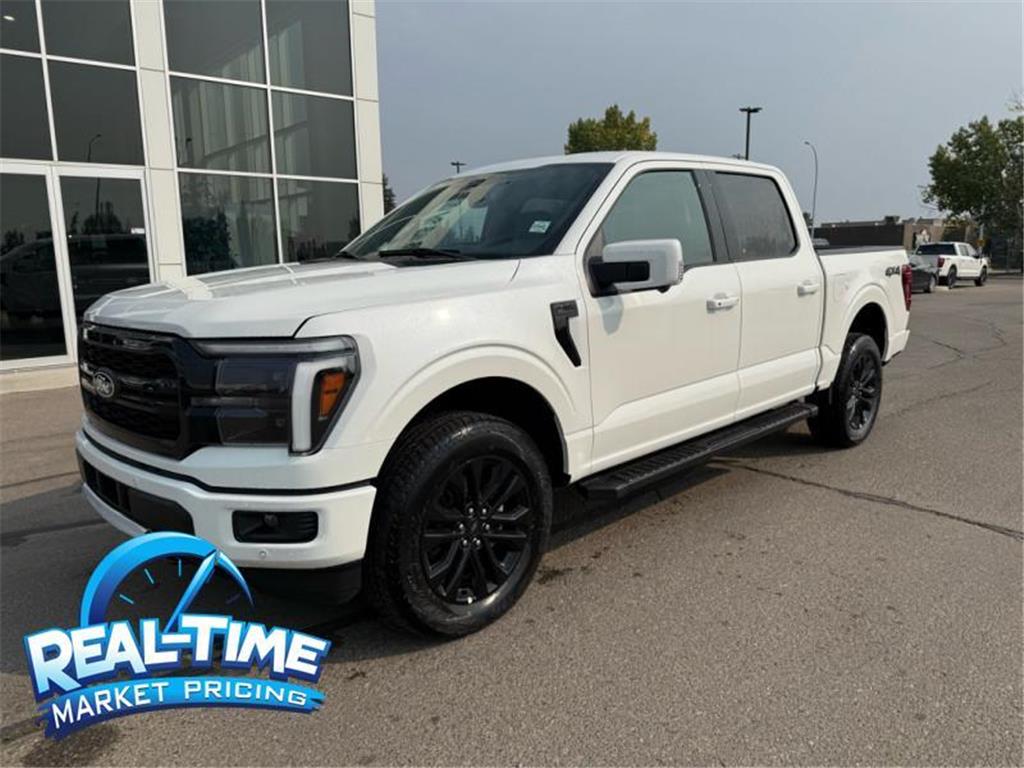 2025 Ford F-150 Lariat White at $80,374
