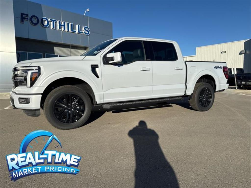 2025 Ford F-150 Lariat White at $79,154