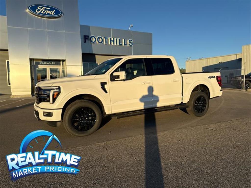 2025 Ford F-150 Lariat White at $81,699