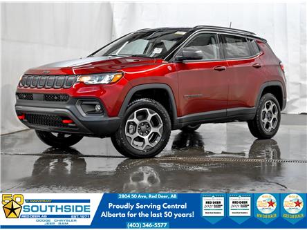 2022 Jeep Compass Trailhawk (Stk: JC2206) in Red Deer - Image 1 of 29
