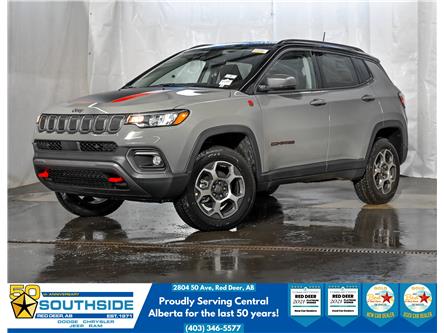 2022 Jeep Compass Trailhawk (Stk: JC2208) in Red Deer - Image 1 of 30