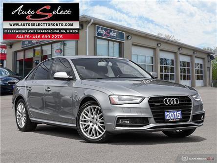 2015 Audi A4 S-Line Quattro (Stk: 1A4QTR1) in Scarborough - Image 1 of 28