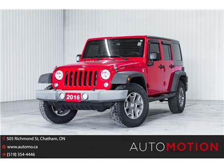 2016 Jeep Wrangler Unlimited Rubicon (Stk: 221209) in Chatham - Image 1 of 17