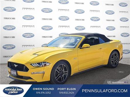 2018 Ford Mustang GT Premium (Stk: 22FE139C) in Owen Sound - Image 1 of 25