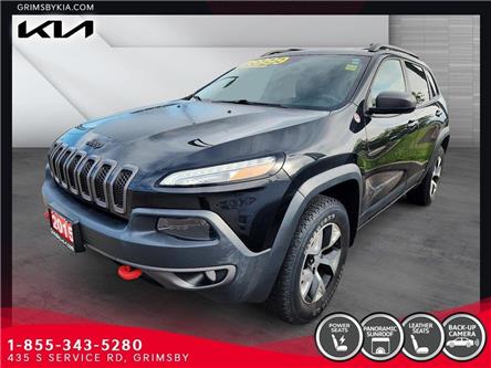 2015 Jeep Cherokee Trailhawk PANO/SUNROOF | LEATHER | POWER SEATS (Stk: N4740A) in Grimsby - Image 1 of 17