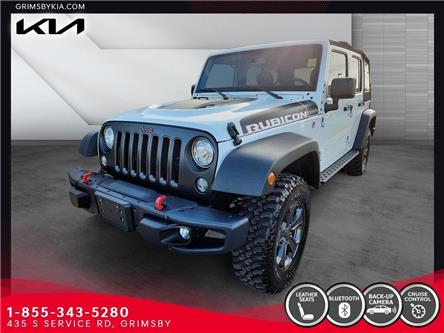 2017 Jeep Wrangler Unlimited Rubicon Recon LEATHER | NAVIGATION | 4X4 | 2 TOPS (Stk: U2386) in Grimsby - Image 1 of 17