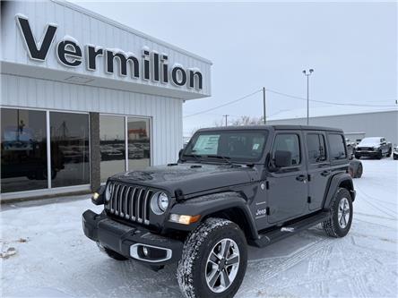 2023 Jeep Wrangler Sahara (Stk: 23WR3746) in Vermilion - Image 1 of 16
