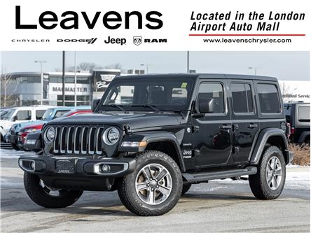 2021 Jeep Wrangler Unlimited Sahara (Stk: U0091) in London - Image 1 of 22