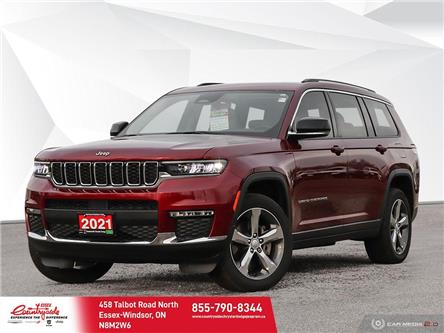2021 Jeep Grand Cherokee L Limited (Stk: 223971) in Essex-Windsor - Image 1 of 29