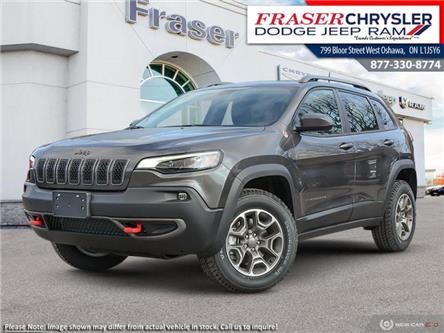 2023 Jeep Cherokee Trailhawk (Stk: Q0166) in Oshawa - Image 1 of 19